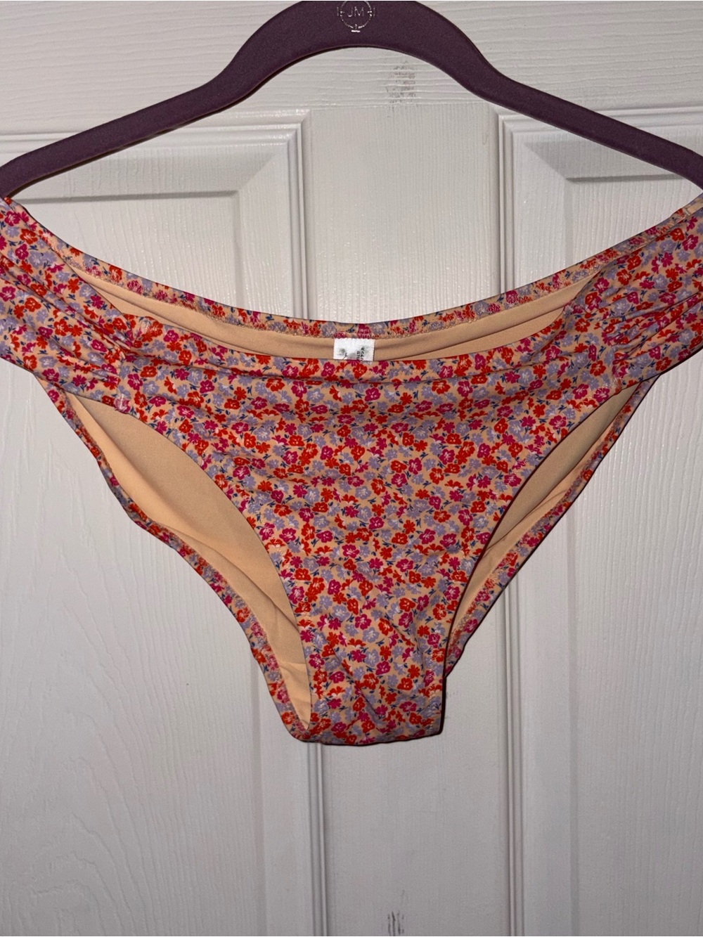 Amazon Essentials Multicolor Floral Bikini Swim Bottom Lined Women's XL Regular
